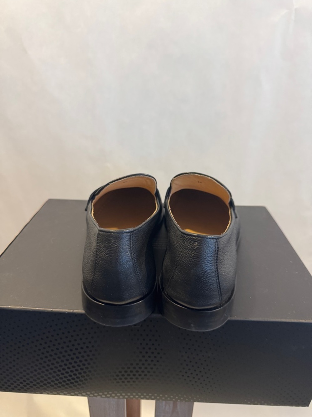 Brunello Cucinelli Black Leather Penny Loafers - Picture 6 of 16
